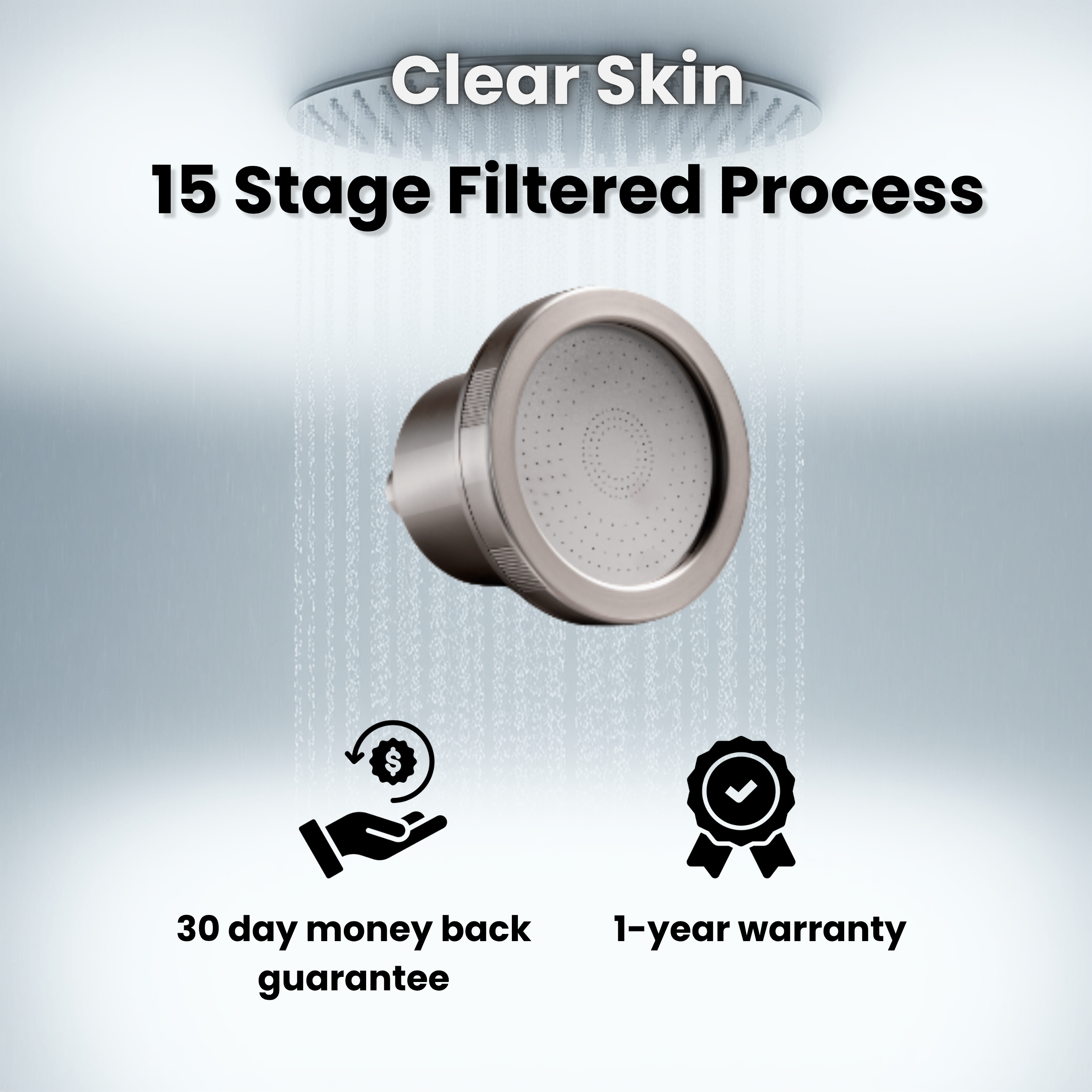 Tidezio™ Filtered Shower Head